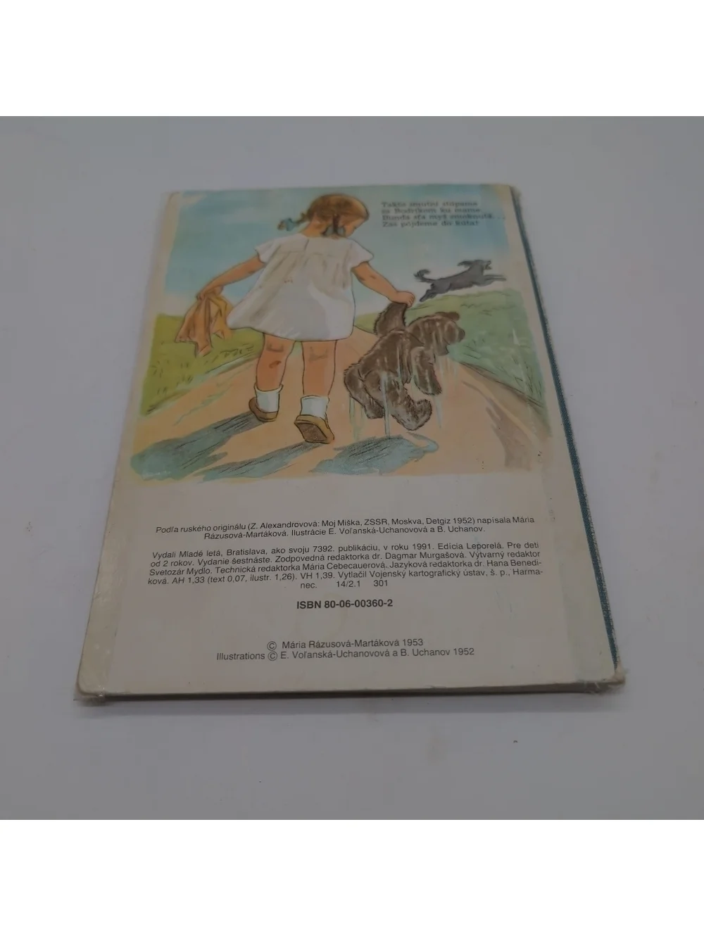 Slovakian Children's Book MÔJ MACÍK Pet Bear Story